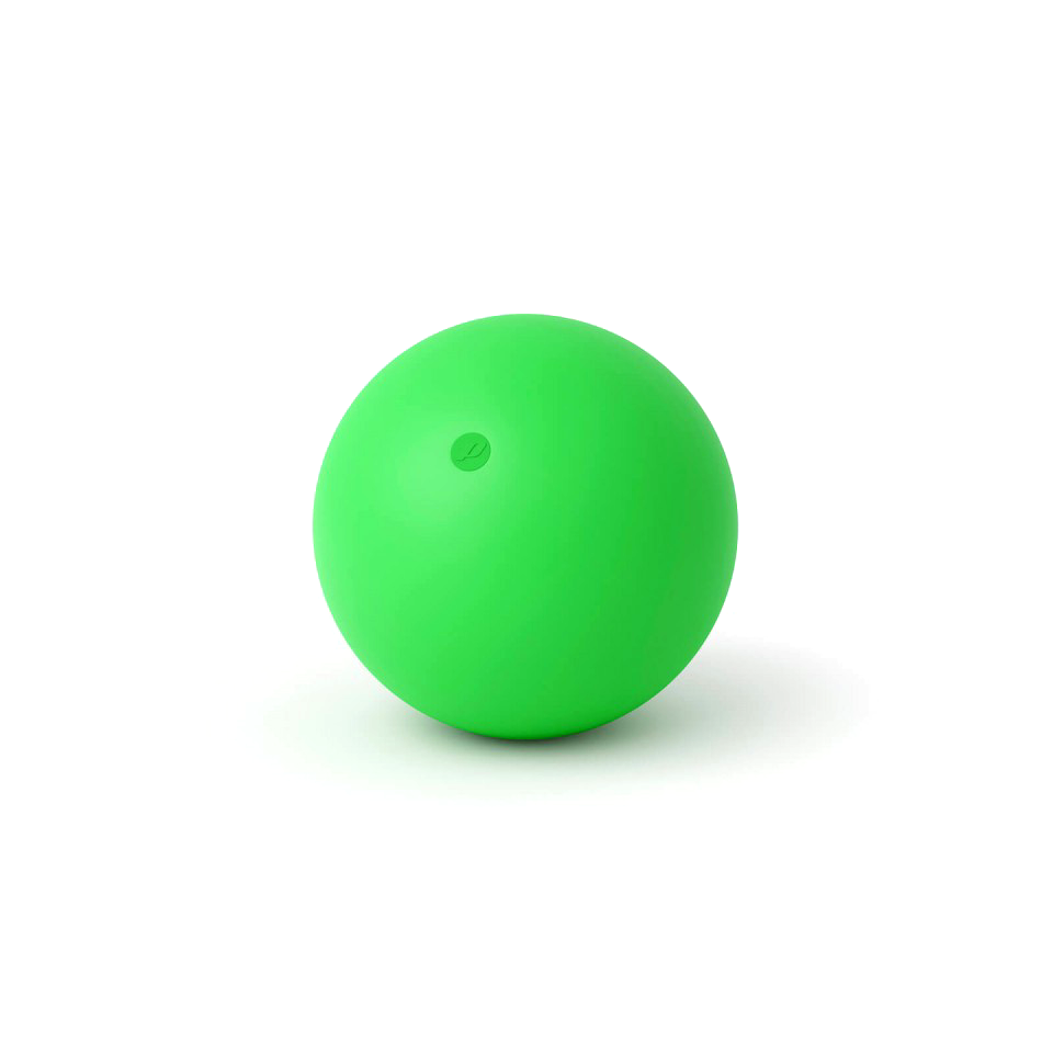 MMX 67mm juggling ball green, with white background