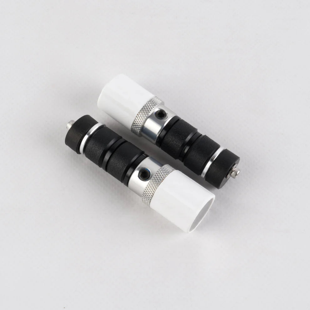 Quick release end caps