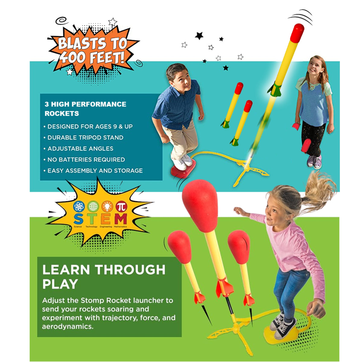 The Original Stomp Rocket: Super High Performance