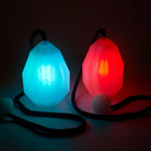 poi glowing, 1 blue, 1 red