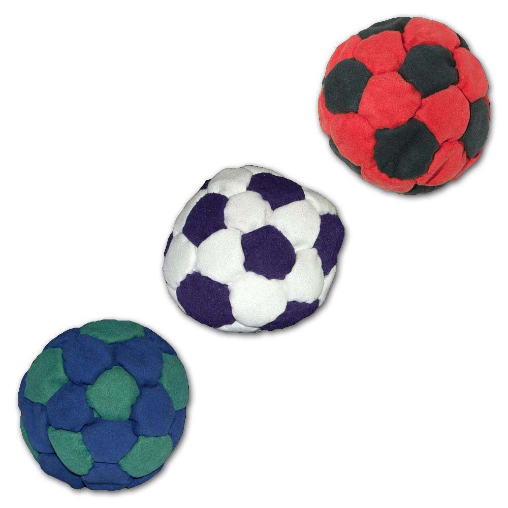 Footbag Inferno 32 Panels Hacky Sack Bag Pellets & Iron Weighted At 2.1 Onces 