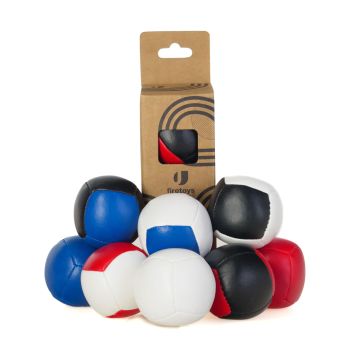 Firetoys Juggling - 110g Pro Six Panel Thud - Set of 3x Juggling Balls