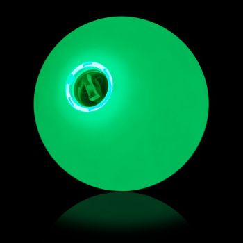 Firetoys 70mm LED Glow Juggling Balls-Green (Juggling Balls)